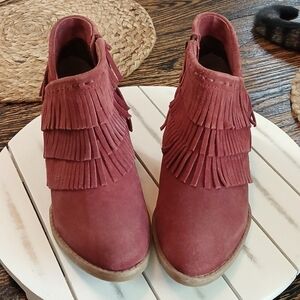 Naughty Monkey fringe booties